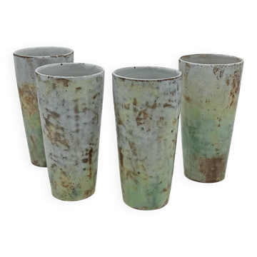 Vintage ceramic cups - Alexandre Kostanda - Vallauris