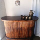 Bamboo and rattan tiki bar, 1940