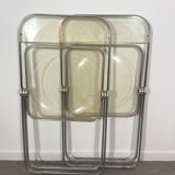 Paire de chaises Plia transparentes - Castelli