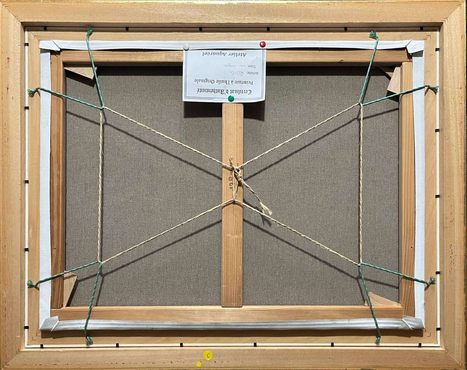 Tableau HST Marine "Wave Effect" by Roig with frame (+ certificate)