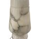 Vintage table lamp alabaster lamp, Italy 1960 minimalist