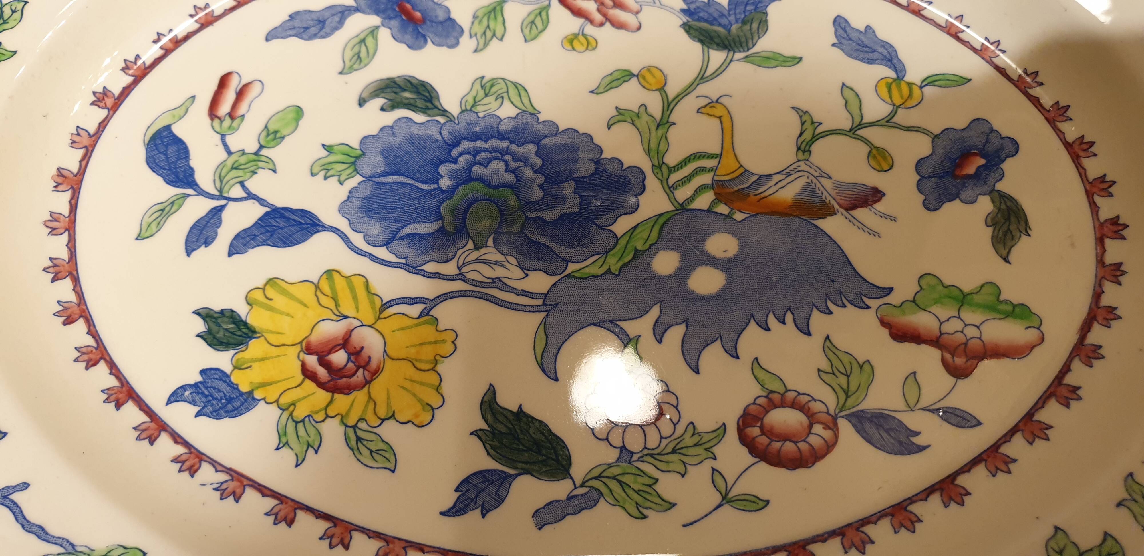 English ceramic dish