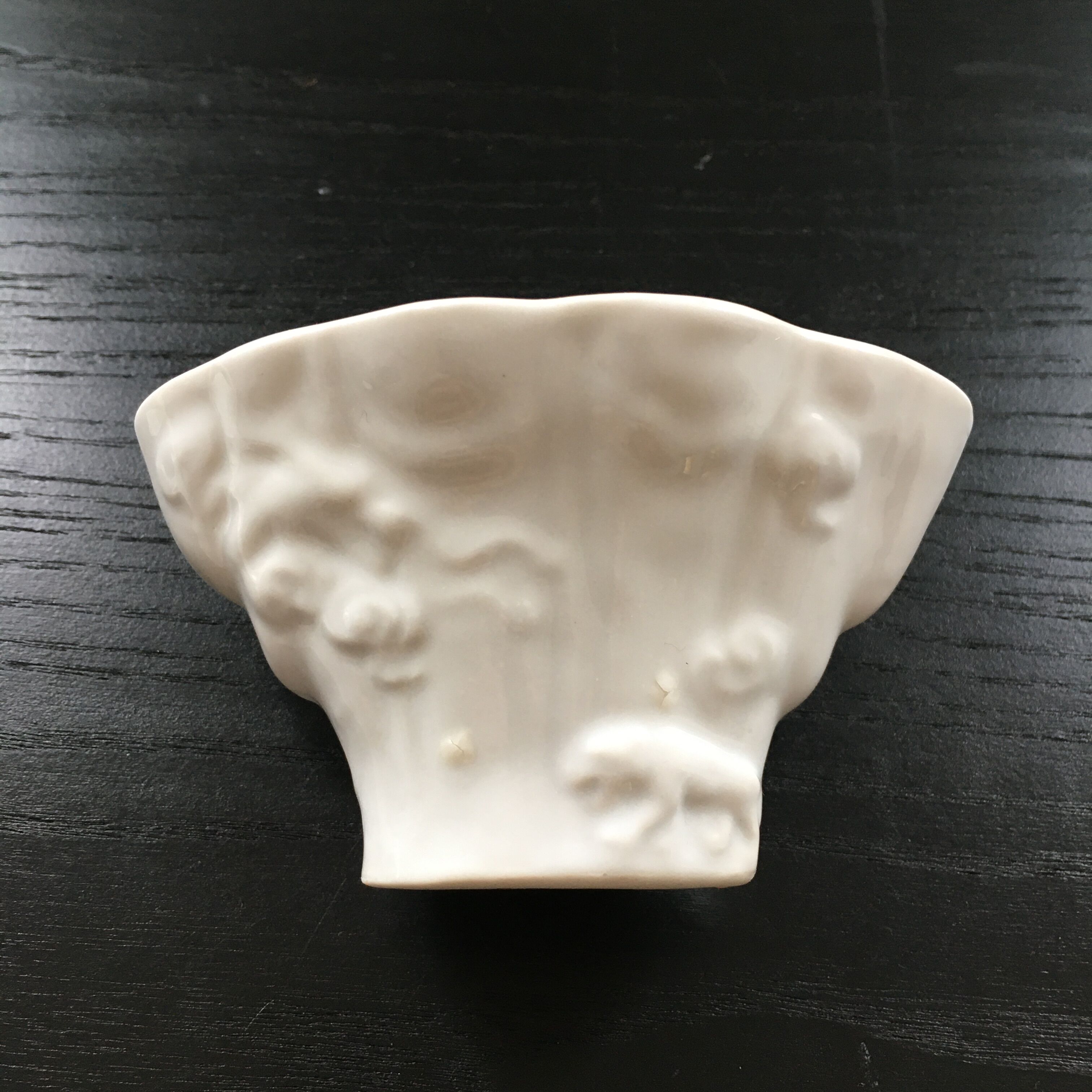 Vase and porcelain cup assembly