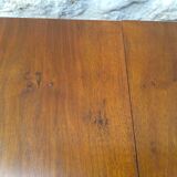 Bar cabinet on casters in walnut