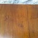 Rolling bar cabinet in walnut