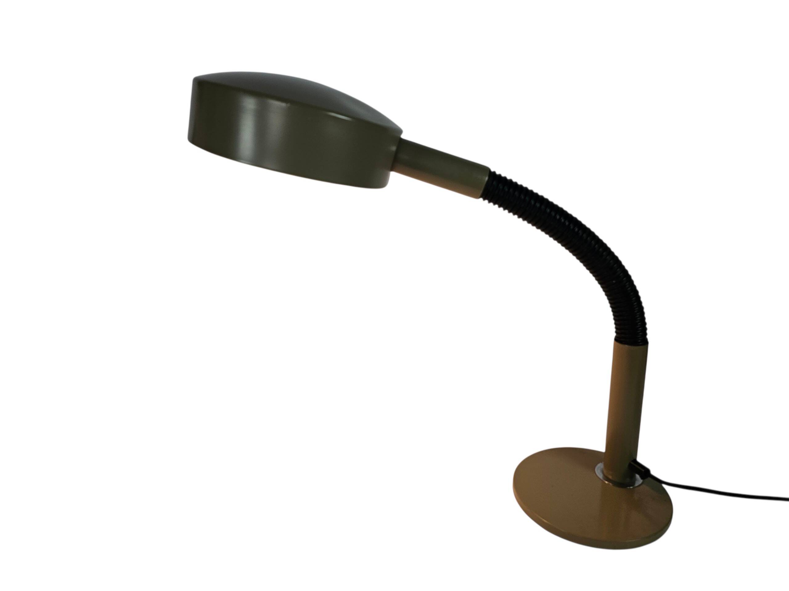 Hala Zeist - model 708 - Desk lamp - olive green - Flexible arm - 1970s