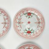 Lot de 4 assiettes anciennes en porcelaine Arita