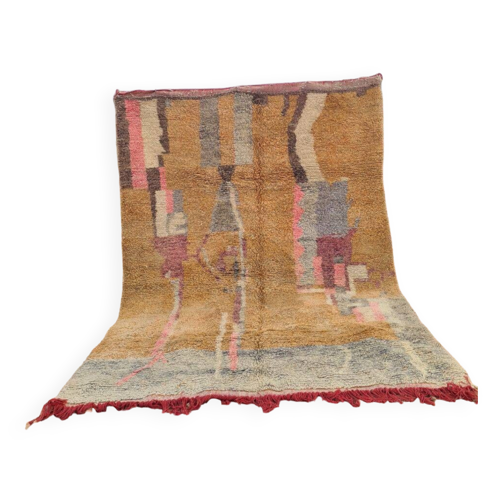 Handmade Berber wool BOUJAAD rug 300X200 cm