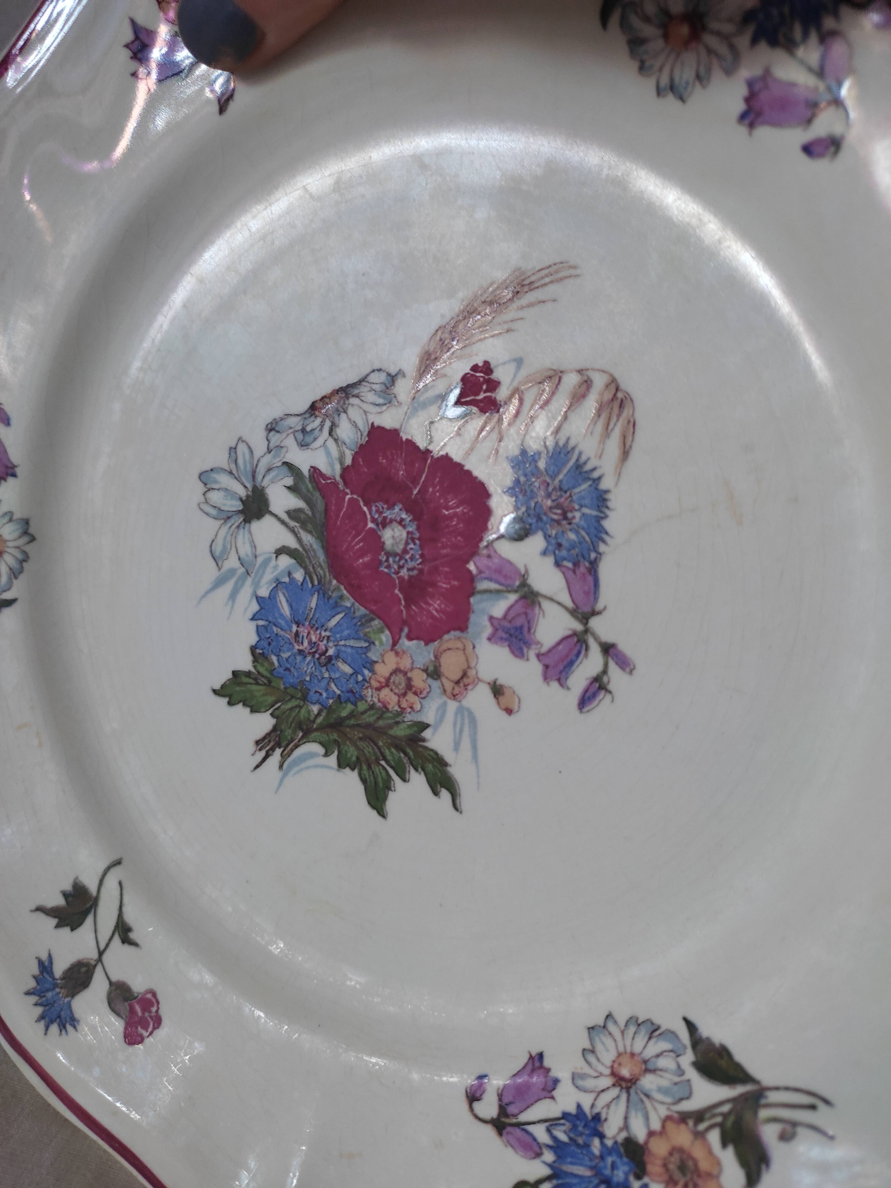 7 plates Sarreguemines Agreste