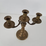 Old brass chandelier 3 branches