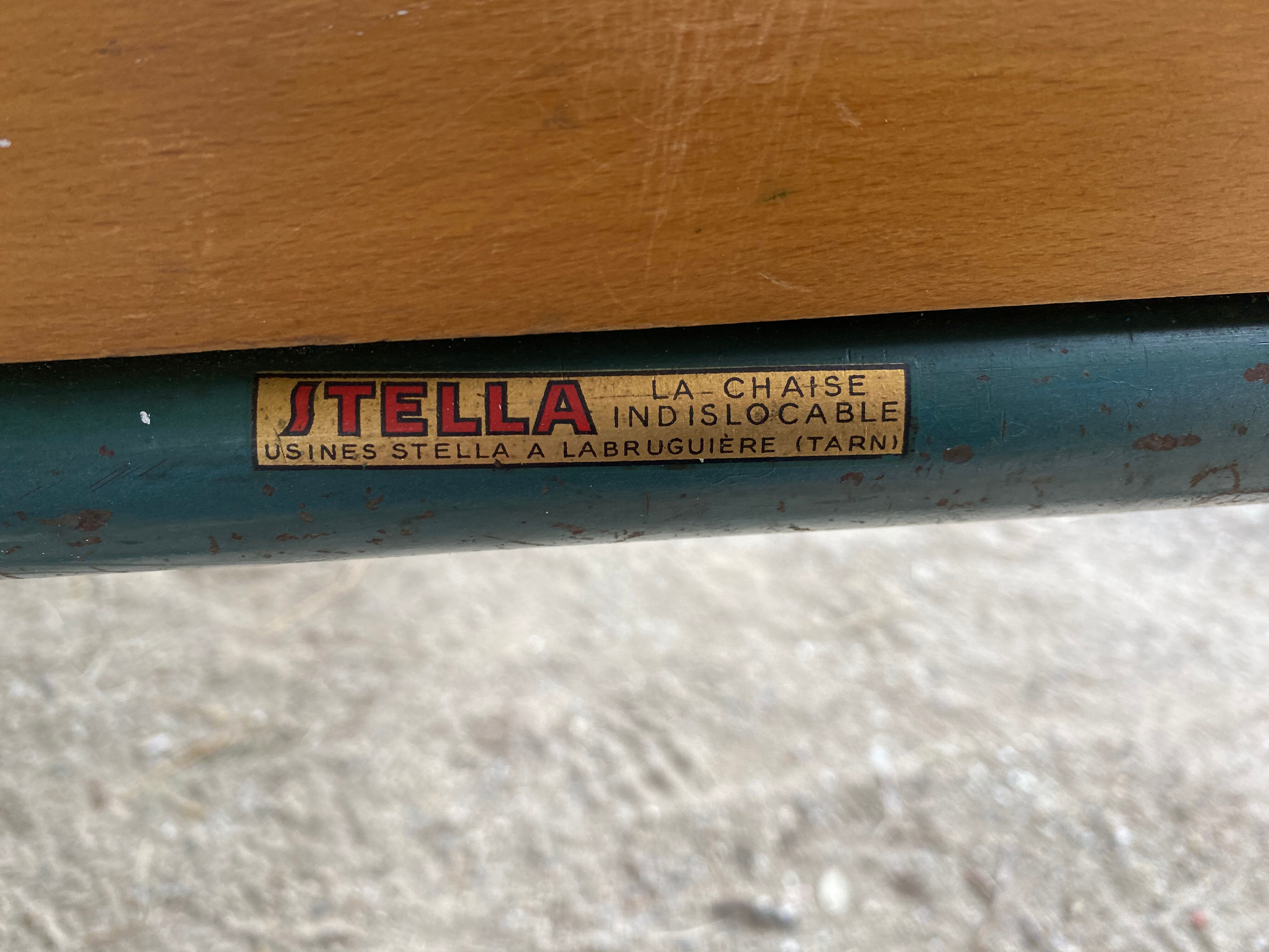 Double desk school desk Stella - French manufacturing (Tarn)