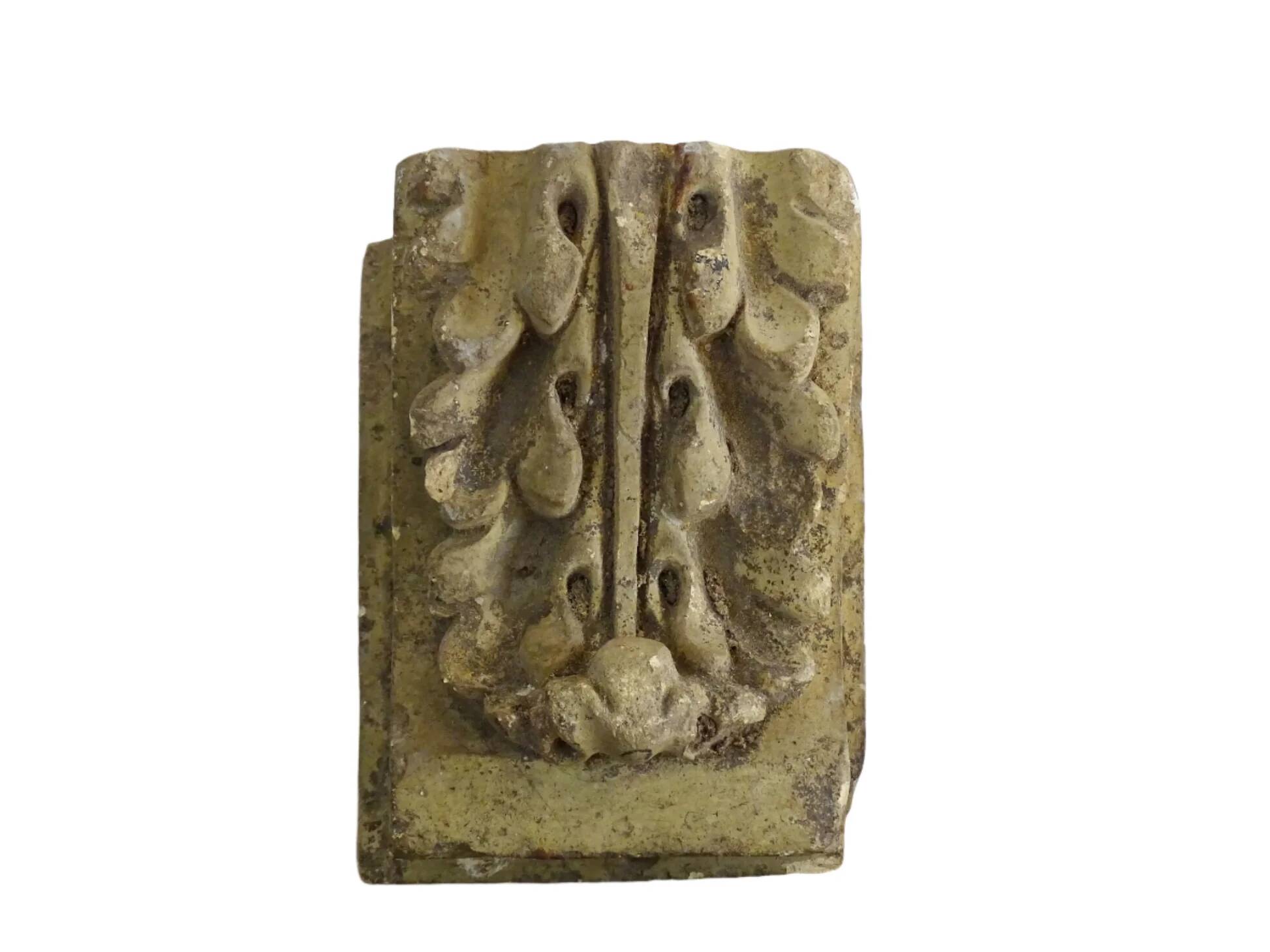 Console française ancienne en pierre reconstituée