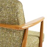 Green mottled Z armchair