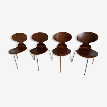 Série de 4 chaises Fourmi de Arne Jacobsen pour Fritz Hansen
