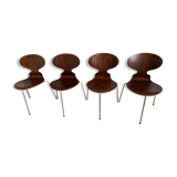 Series of 4 chairs Ant by Arne Jacobsen for Fritz Hansen