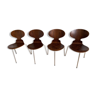 Series of 4 chairs Ant by Arne Jacobsen for Fritz Hansen