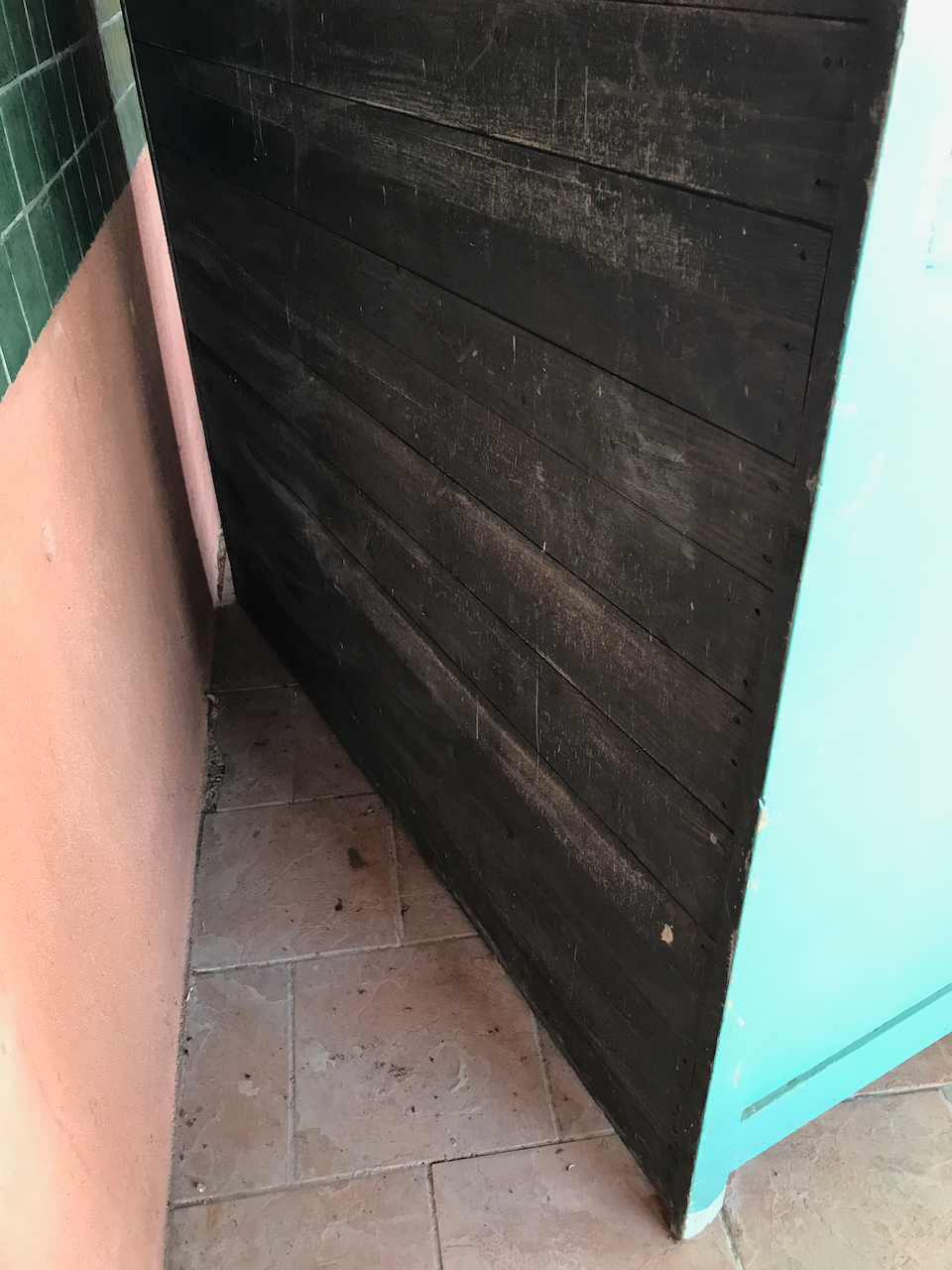 Former wooden dressing closet