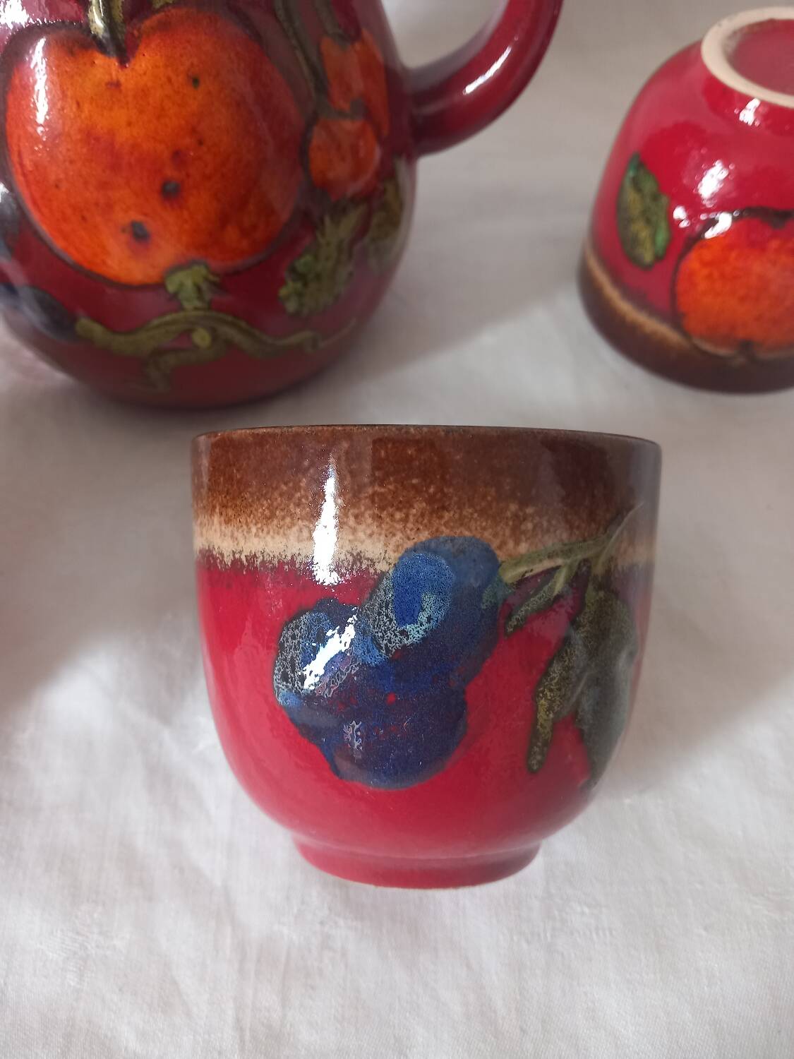 Vintage orangeade service