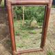 Vintage rectangular mirror in bamboo and rattan from the 60s/70s.