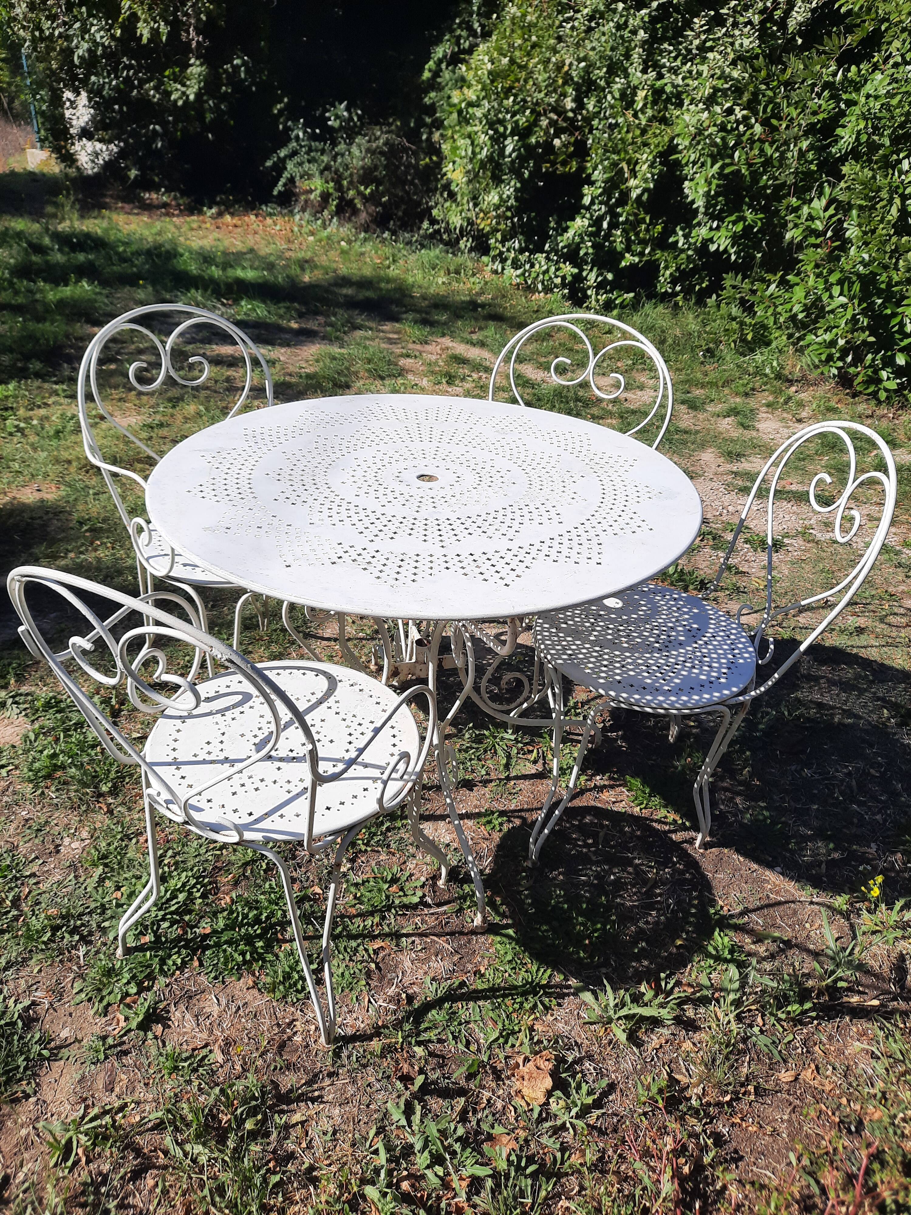 Vintage Fermob garden furniture