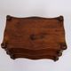Etagere/shelf with 3 shelves - mahogany - turned columns - wheels - 19th century