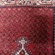 1950s Handmade Indian wool medallion rug, red, 102 × 159 cm - 1C1296
