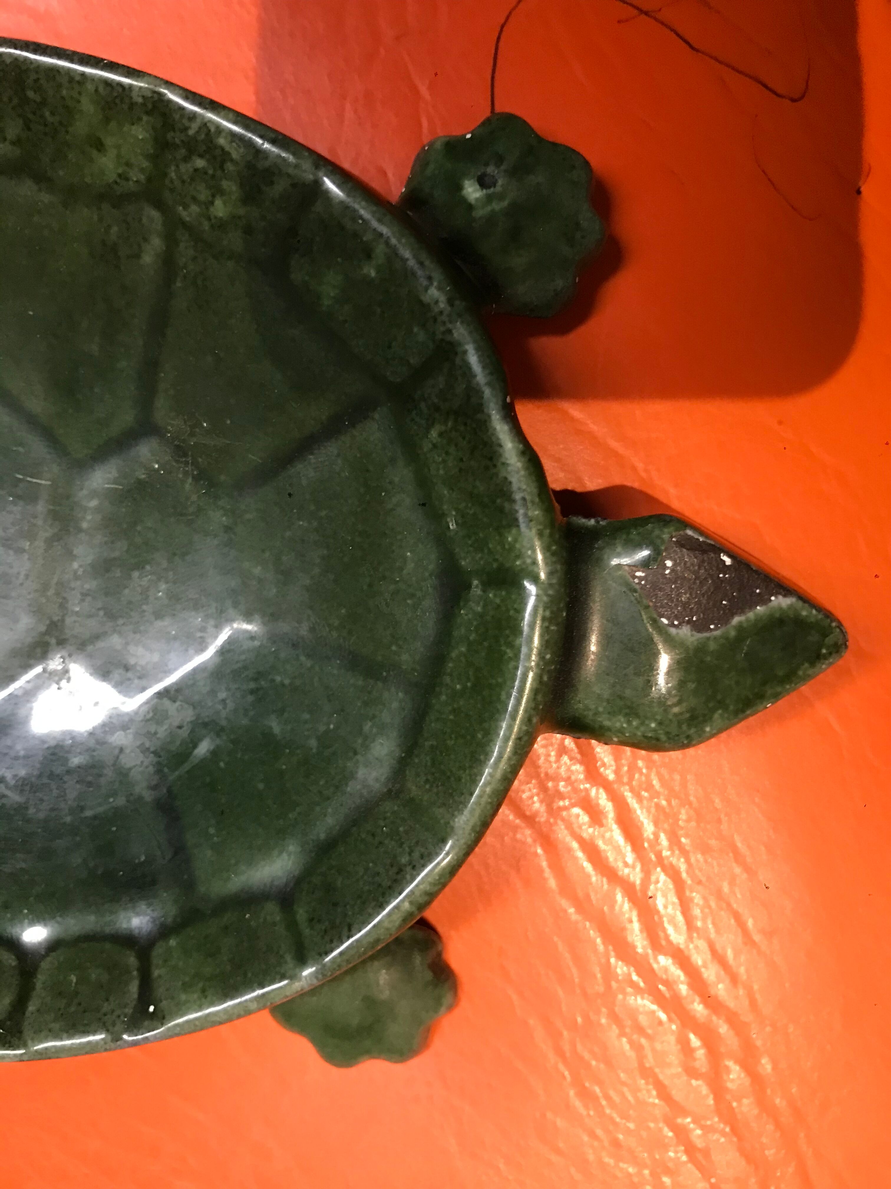 Vide poche cendrier tortue