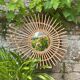 Rattan sun mirror 70'