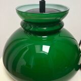 Vintage green opaline portable lamp