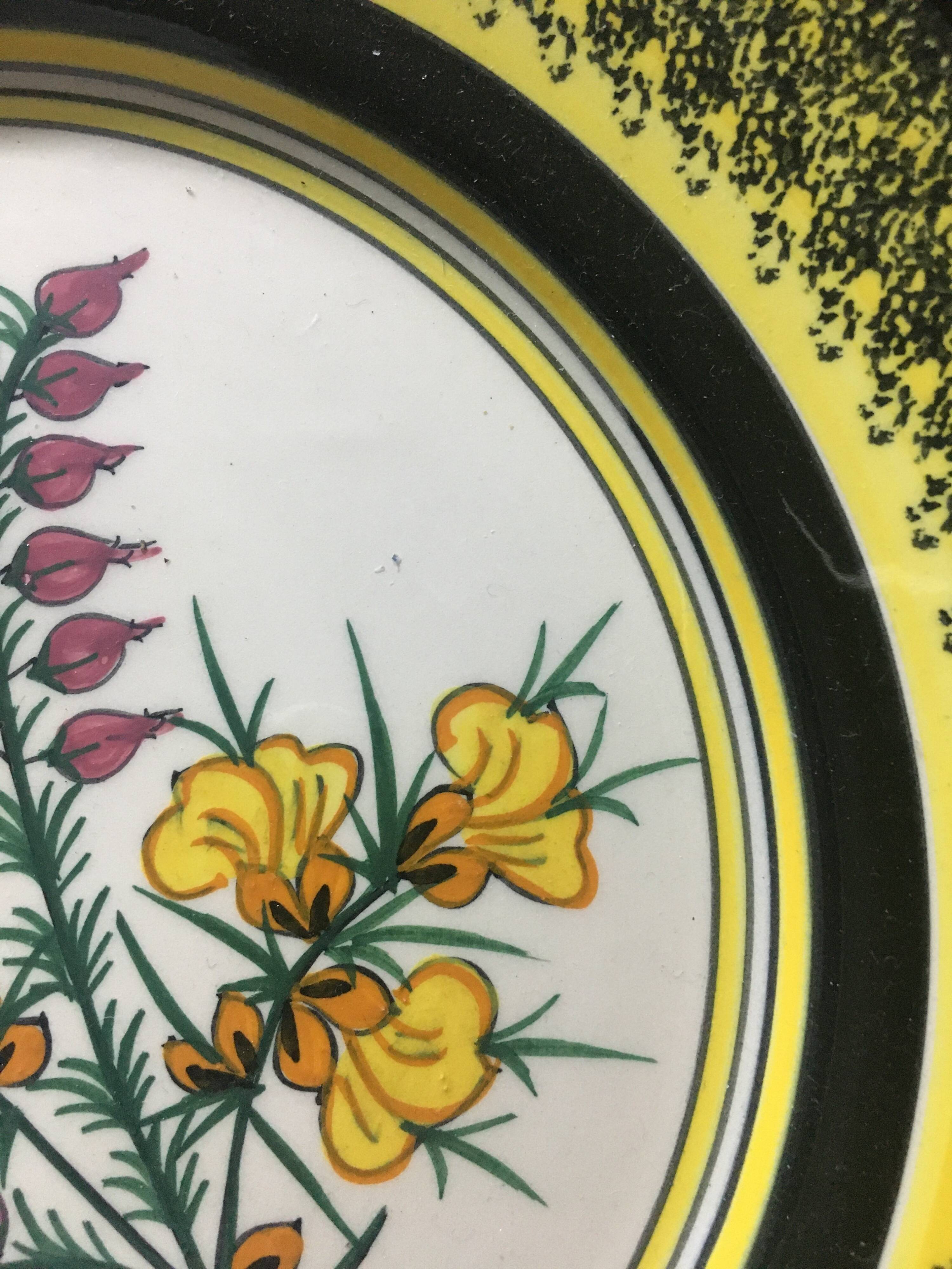 QUIMPERT HENRIOT plate, genet model