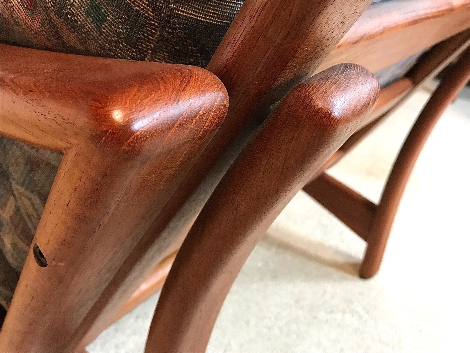 Modernist Teak easy chair from Glostrup, Denmark 1960s