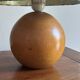 Wooden ball lamp
