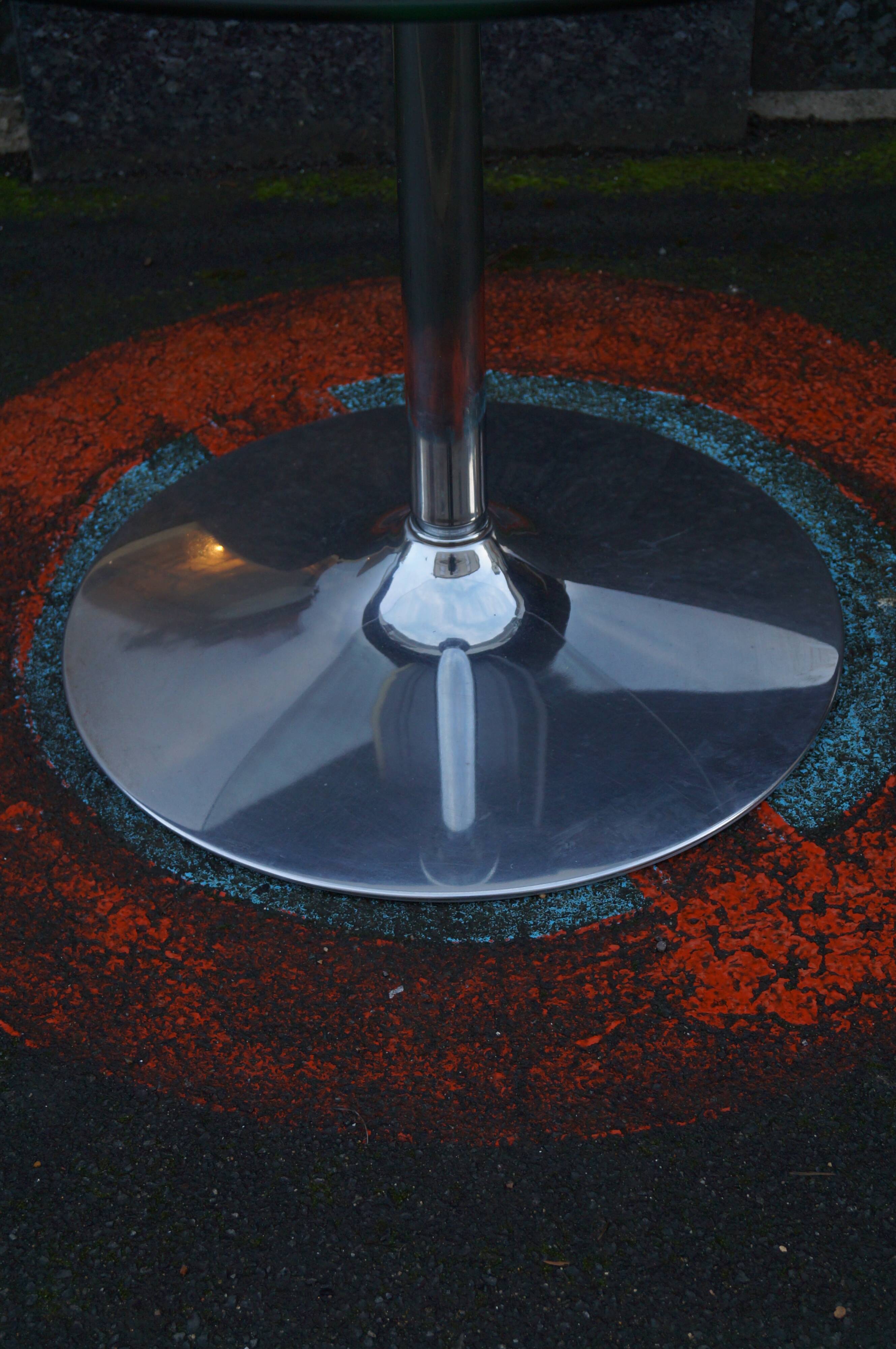 Design table base chrome tulip