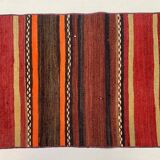 Old Turkish narrow Kilim Runner 421X53 cm shabby chic, vintage kelim