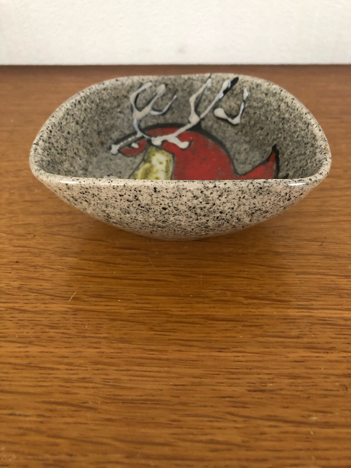 Vide-poche en faience signé Gegel année 60