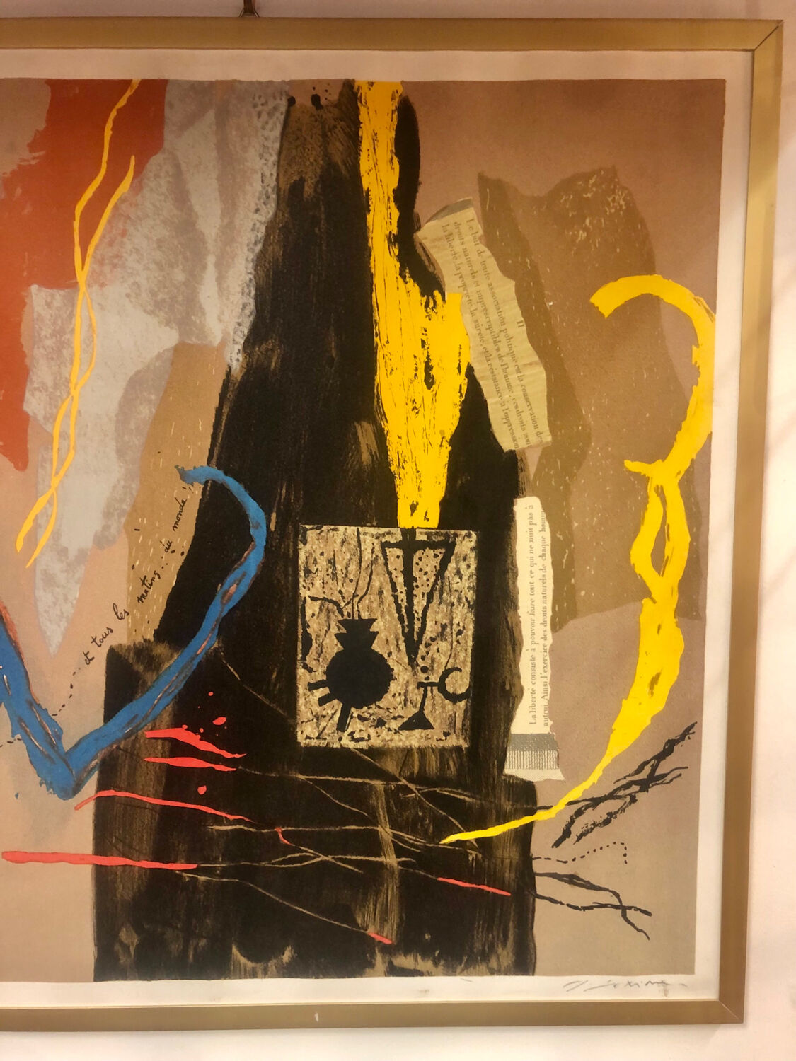 Lithograph Richard Texier