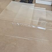 Trio de tables Gigogne Roche Bobois en Altuglass