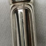 set of 12 silver metal dessert knives from Christofle model "spartours"