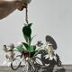 Metal flower bouquet ceiling chandelier