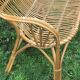 Vintage rattan seat length 103