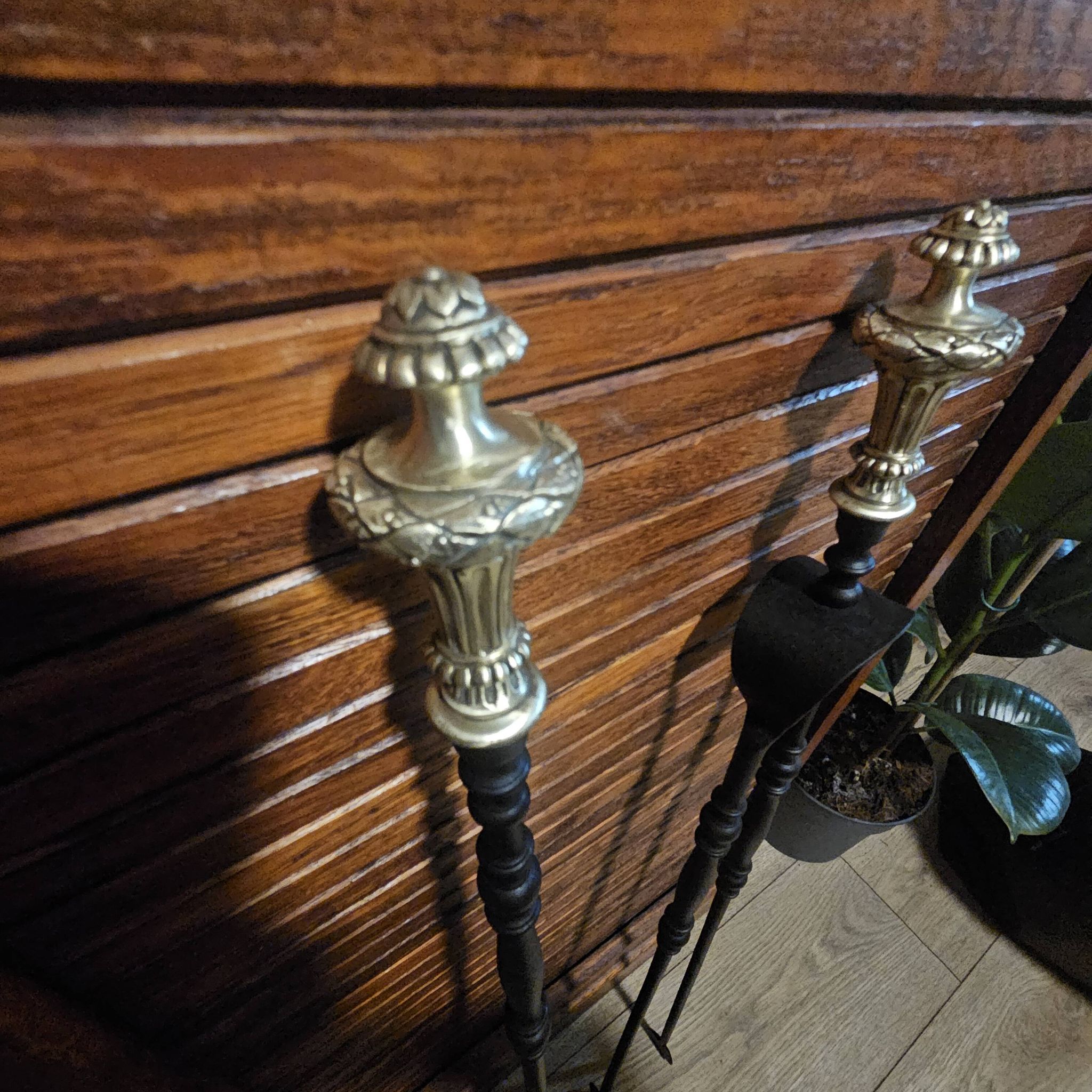 Fireplace poker set