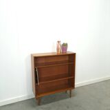 Noten fineer boekenkast LP kast met legplanken nr. 1