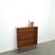 Noten fineer boekenkast LP kast met legplanken nr. 1