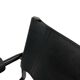 Set of 4 Bauhaus cantilever chairs in black imitation leather design