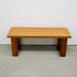 Banc vintage en bois d'orme et de pin