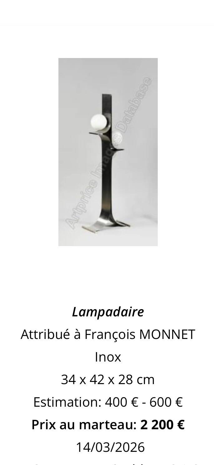 Brutalist floor lamp