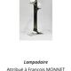 Brutalist floor lamp
