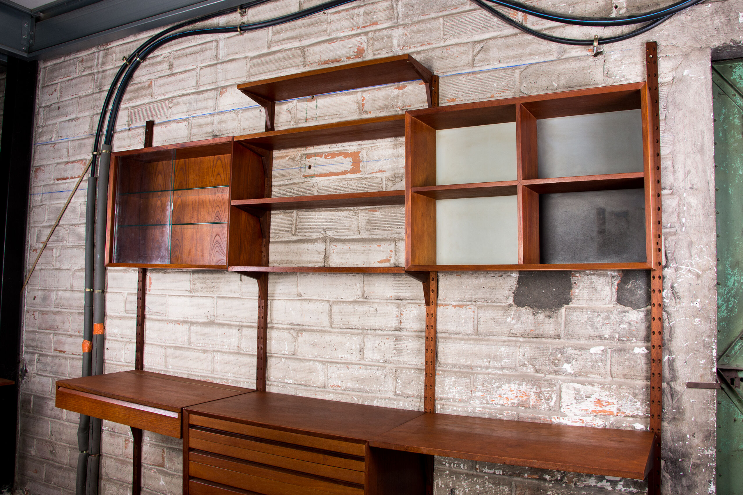 Danish modular teak shelf by Poul Cadovius 1960