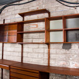 Danish modular teak shelf by Poul Cadovius 1960