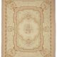 Handmade European Vintage Aubusson Kilim 308 cm x 397 cm